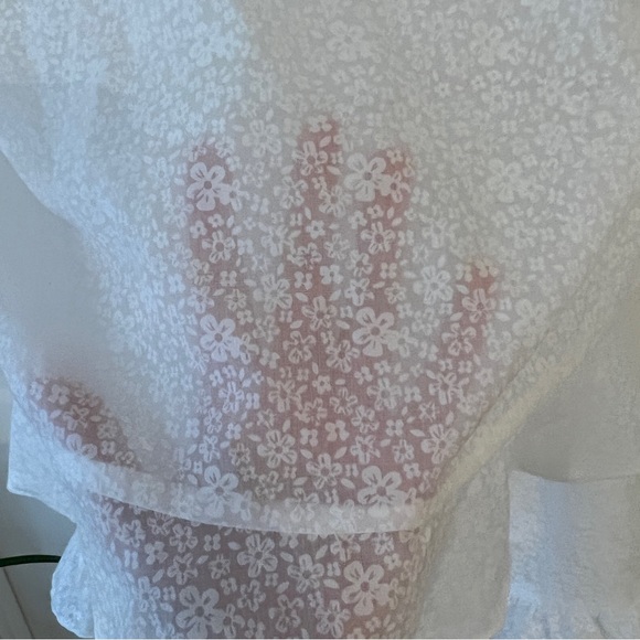 Sabo Skirt White Frilly Romper - Picture 8 of 10